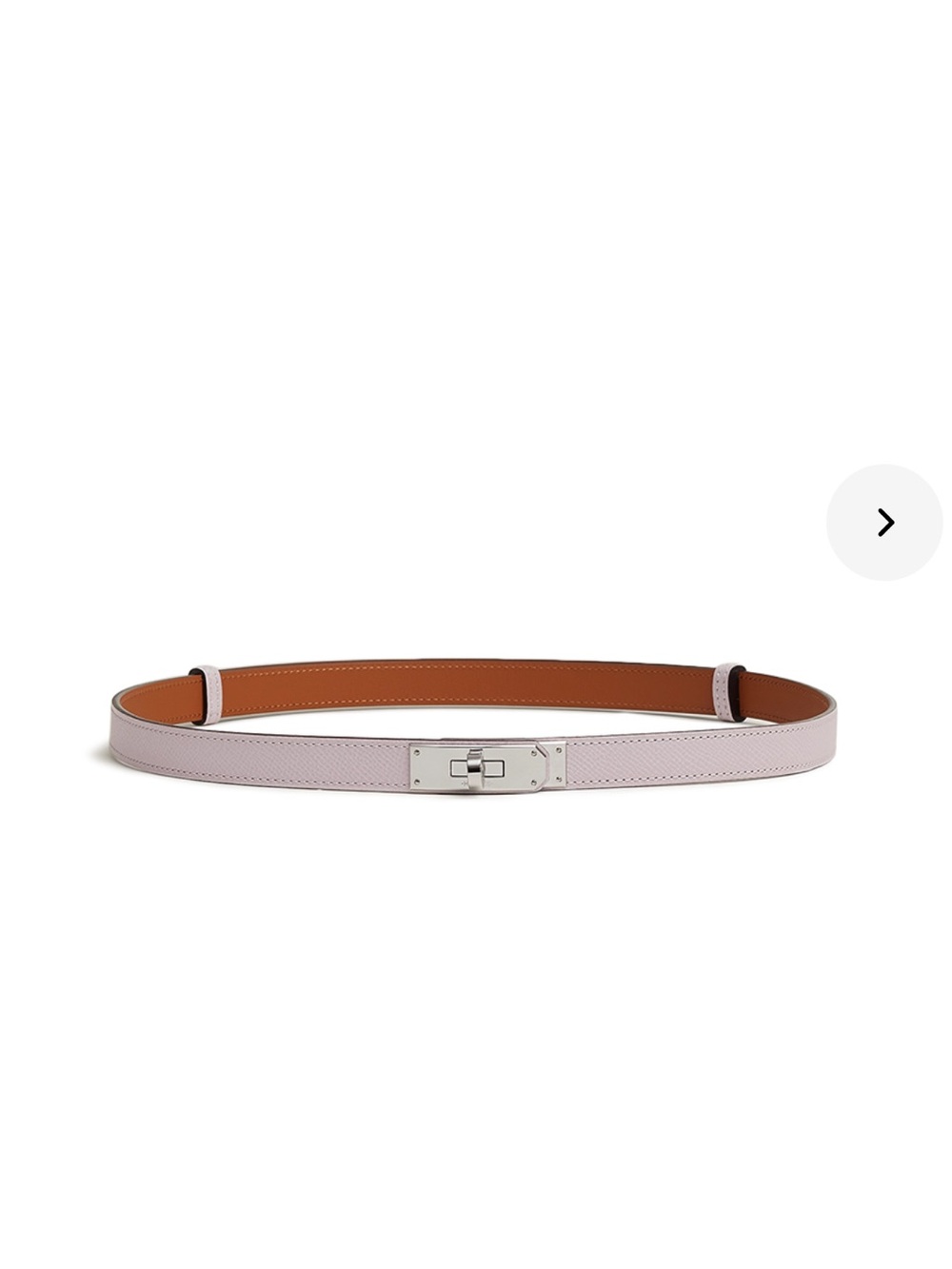 NWT Hermes Kelly 18 Pocket Belt Mauve Pink - BELT ONLY